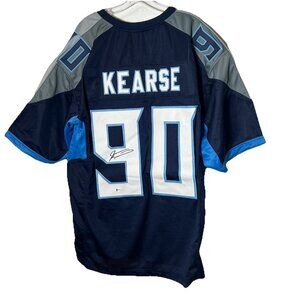 Jevon Kearse Autographed Signed Tennessee Titans Jersey Beckett Witnessed COA